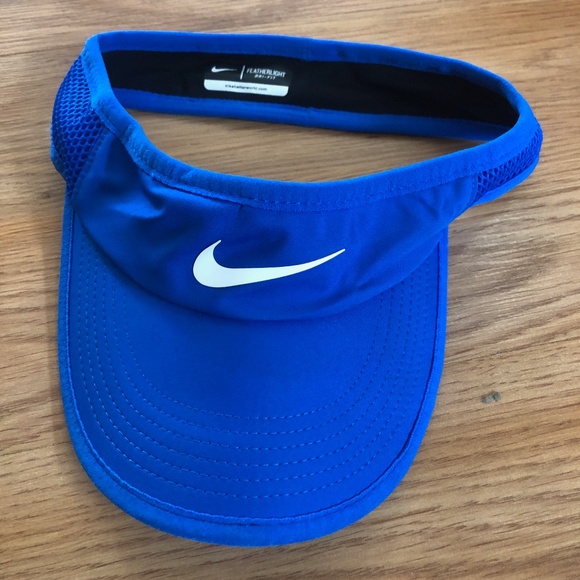 blue nike visor